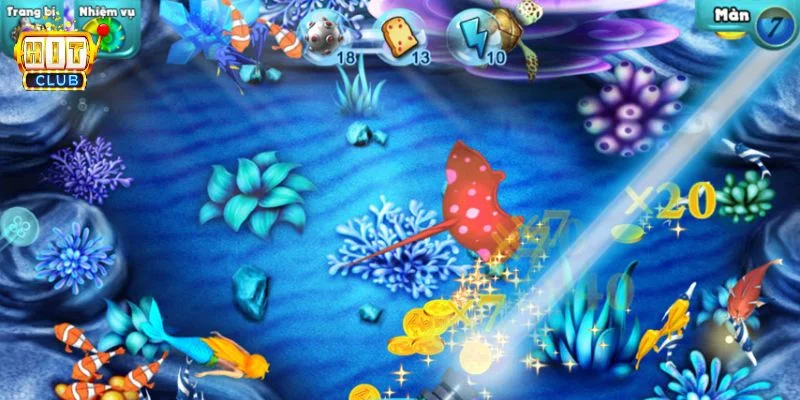 Kinh nghiệm quản lý vốn rất quan trọng trong bàn chơi săn cá. 